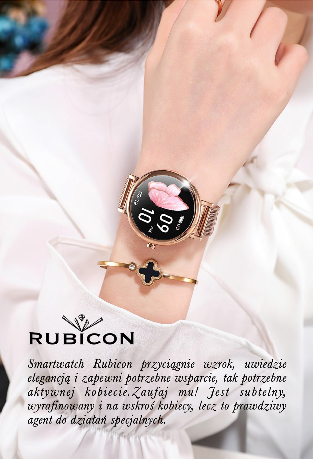 Smartwatch damski na bransolecie Rubicon RNBE64 srebrny (1).jpg